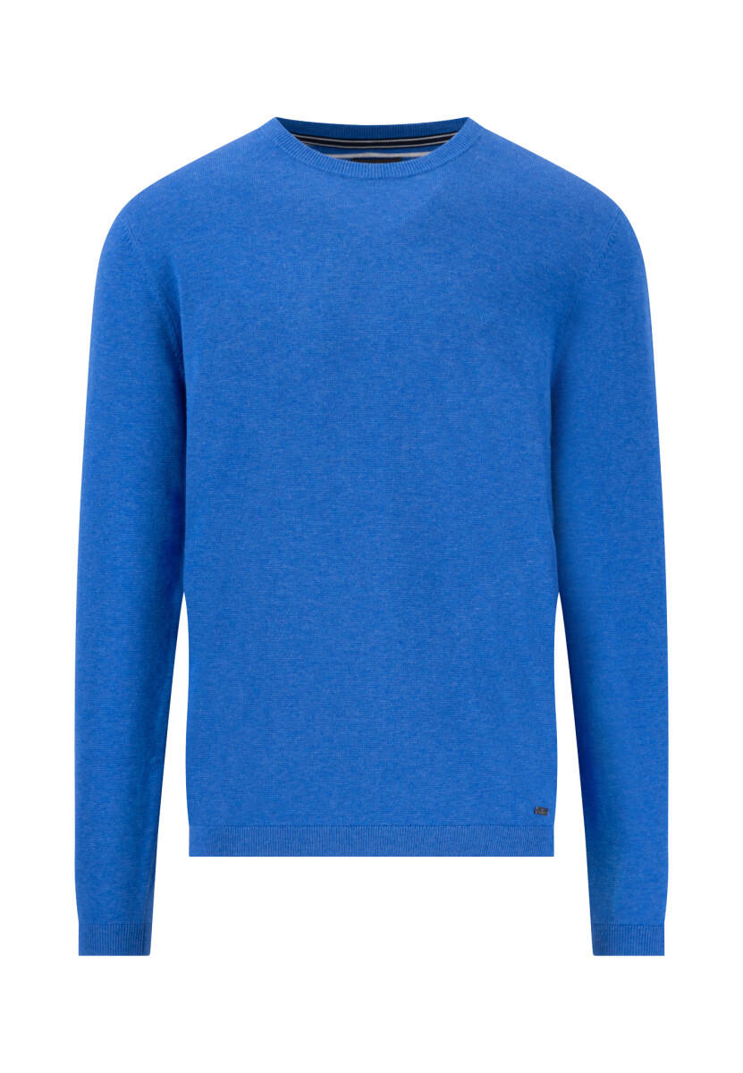 Fynch Hatton - Pullover mit Rundhalsausschnitt blau - Gr. - XXL von Fynch Hatton