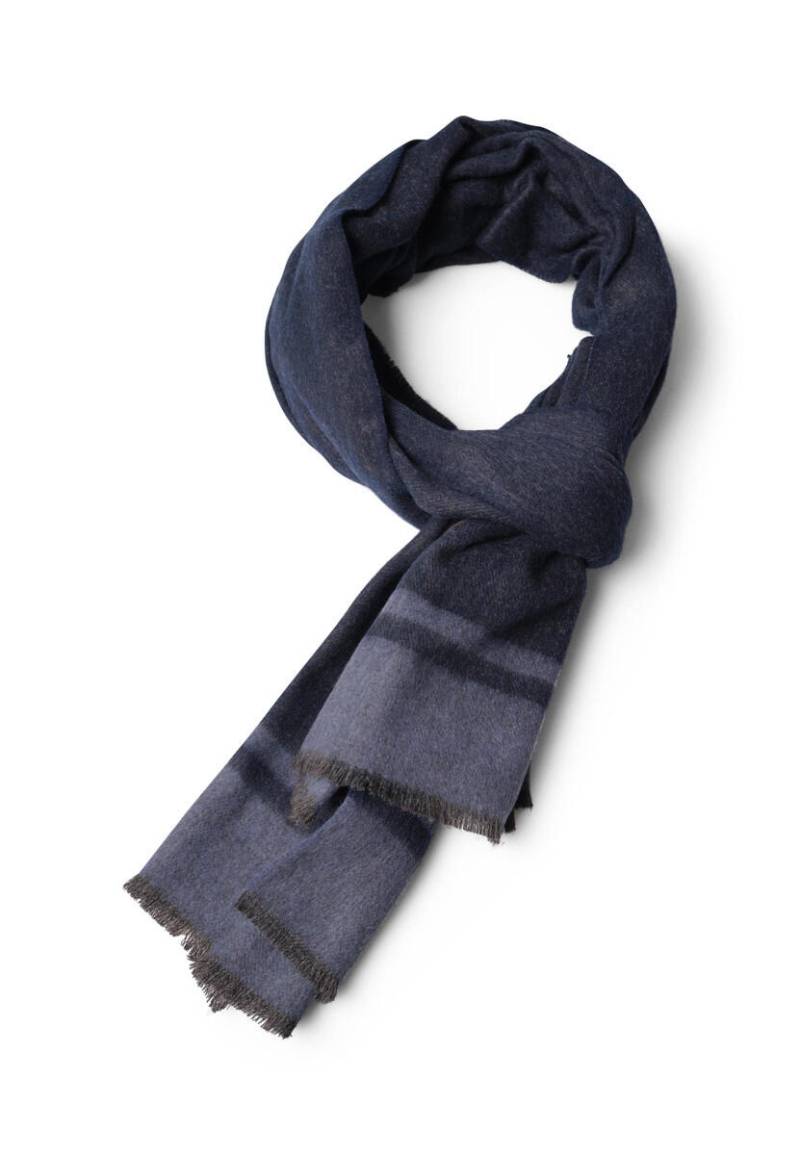 Fynch Hatton - Schal mit Fransen blau - Gr. - OS von Fynch Hatton