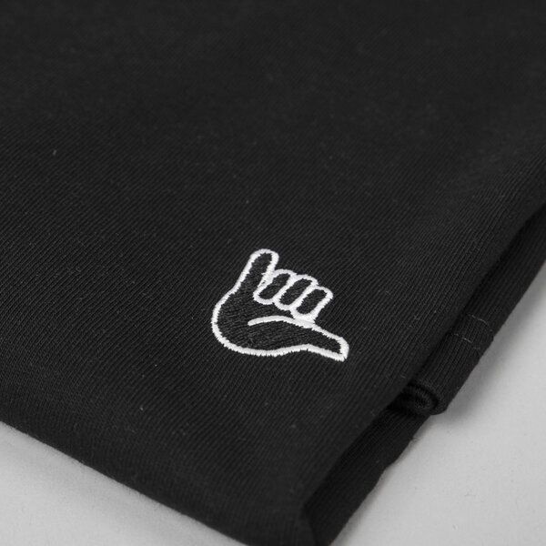 Fyngers Unisex T-Shirt aus Biobaumwolle - Modell HANG LOOSE mit gestickter Veredelung von Fyngers