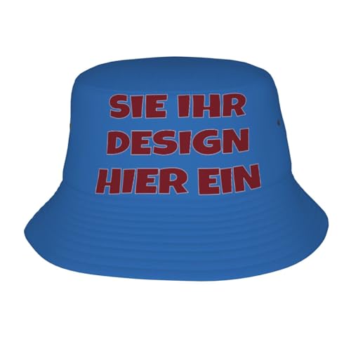 Fyralune Fischerhut personalisiert für Herren und Damen – Selbst gestalten Bucket Hat Sie Ihren eigenen Anglerhut mit Text, Logo Sonnenhut oder Bild Sommer von Fyralune