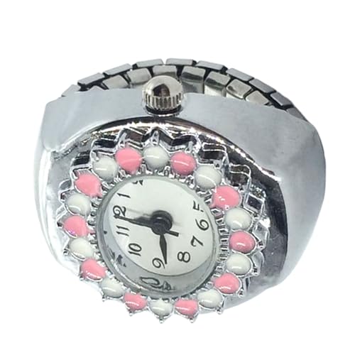 Fyrdyn Damen Finger Uhrringe | Präziser Ringuhr Schmuck Für Herren,Zuverlässige Zeitmessung Innovatives Design Vintage Schmuck Für Muttertag Weihnachten Geburtstag von Fyrdyn