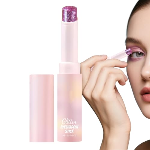 Fyrdyn Glitzer Lidschatten Stift, Schimmerstifte Für Augen Mit Kristall-Effekt, Schminken Für Empfindliche Und Trockene Haut von Fyrdyn