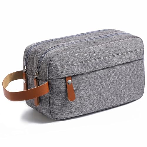 Fyriswho Kulturbeutel Herren Reise Kulturtasche Reisezubehör Kulturbeutel Waschtasche Rasiertasche Kosmetiktasche Kulturtasche zum Aufhängen Toilettenorganizer (Blau) von Fyriswho