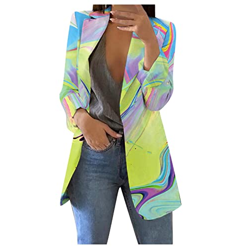 Cardigans Women Weihnachts Cardigan Polyester Jacken Women's Langarm Lustiges Schule Umlegekragen Dünn Gemütlich Geblümt Große Größen von FzlOT