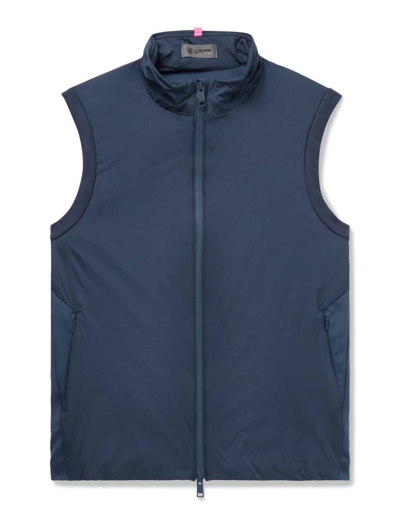 G/FORE - The Maverick Hybrid Stretch Recycled-Nylon and Jersey Gilet - Men - Blue - L von G/FORE