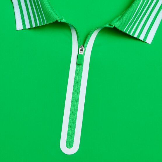G/Fore SILKY TECH QUARTER ZIP Langarm Polo grün von G/Fore