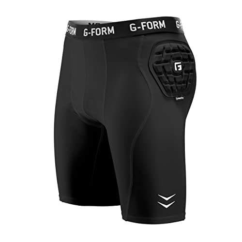 G-Form Men's Team Baselayer Short Liner - Sportliche Herren-Kompressionsshorts - Schwarz, Erwachsene XL von G-Form