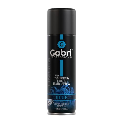 Gabri Color Spray 150ml - Haarfarbspray - Haarfarbe zum Aufsprühen - Pro Temporary Hair Colour Spray (Blue, 150 ml (1er Pack)) Gabri Color Spray 150ml - Haarfarbspray - Haarfarbe zum Aufsprühen - Pro Temporary Hair Colour Spray (Blue, 150 ml (1er Pack)) von G Gabri