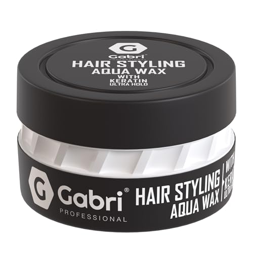 Gabri Hair Styling Wax 150 ml | Haarstylingwachs | Haargelwachs | Edge Control | Maximale Kontrolle und lange Haltbarkeit | Haarwachs für Männer und Frauen (Keratin Ultra Hold, 150 ml (1er Pack)) von G Gabri