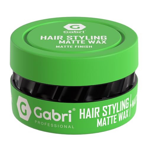 Gabri Hair Styling Wax 150 ml | Haarstylingwachs | Haargelwachs | Edge Control | Maximale Kontrolle und lange Haltbarkeit | Haarwachs für Männer und Frauen (Matte Finish, 150 ml (1er Pack)) von G Gabri