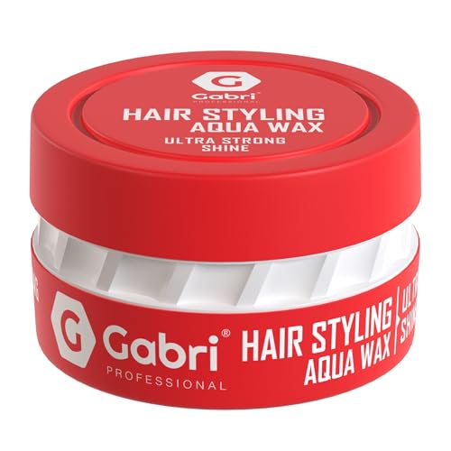 Gabri Hair Styling Wax 150 ml | Haarstylingwachs | Haargelwachs | Edge Control | Maximale Kontrolle und lange Haltbarkeit | Haarwachs für Männer und Frauen (Ultra Strong Shine, 150 ml (1er Pack)) von G Gabri