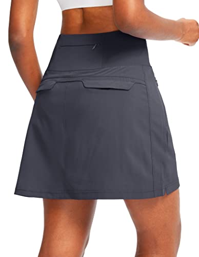 G Gradual Damen Golf Skorts, grau dunkel, X-Groß von G Gradual