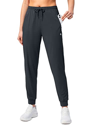 G Gradual Damen Jogginghose mit Reißverschlusstaschen, konisch zulaufende Jogginghose für Frauen Lounge, Jogging - Grau - Groß von G Gradual