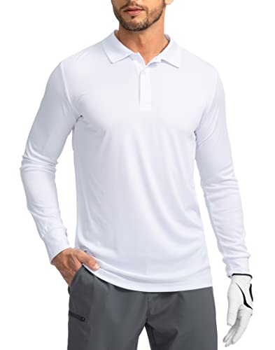 G Gradual Herren Golfshirts, A-weiß, Groß von G Gradual