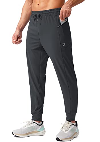 G Gradual Herren Jogginghose mit Reißverschlusstaschen, dunkelgrau, Groß von G Gradual