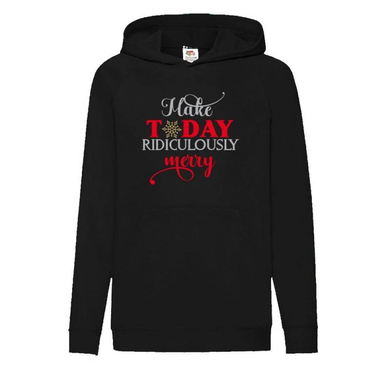 G-graphics Hoodie Make today ridiculously merry Kinder Hoodie / Kapuzenpullover mit schönem Winter- & Weihnachtsmotiv von G-graphics