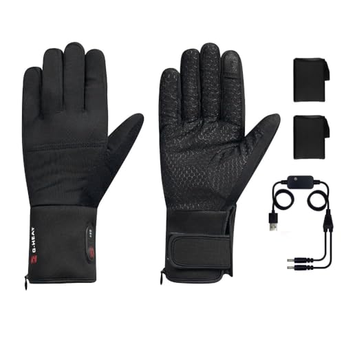 G-HEAT - Dünne beheizbare Handschuhe - Gemischte Handschuhe - Flexibel und vielseitig - Sensitiv - Taktil - Verwendung: Sport, Arbeit, Wellness - Lieferung mit 1 Paar Batterien und Ladekabel. G-HEAT - Dünne beheizbare Handschuhe - Gemischte Handschuhe - Flexibel und vielseitig - Sensitiv - Taktil - Verwendung: Sport, Arbeit, Wellness - Lieferung mit 1 Paar Batterien und Ladekabel. von G-HEAT