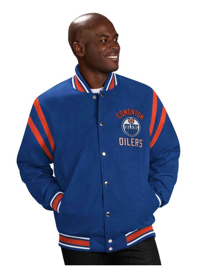 G-III Collegejacke NHL Edmonton Oilers Tailback Varsity von G-III