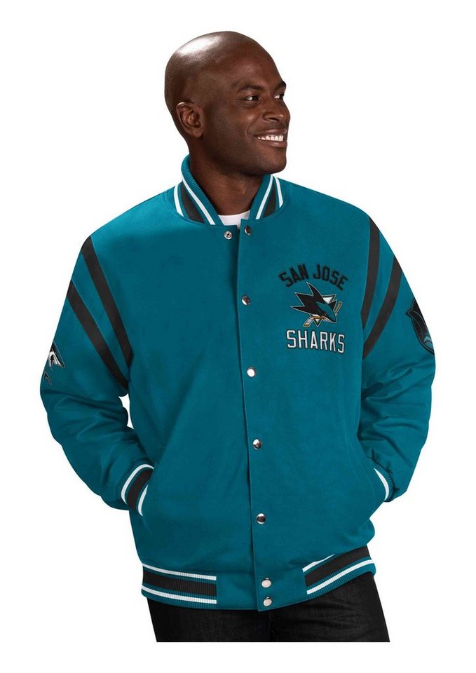 G-III Collegejacke NHL San Jose Sharks Tailback Varsity G-III Collegejacke NHL San Jose Sharks Tailback Varsity von G-III