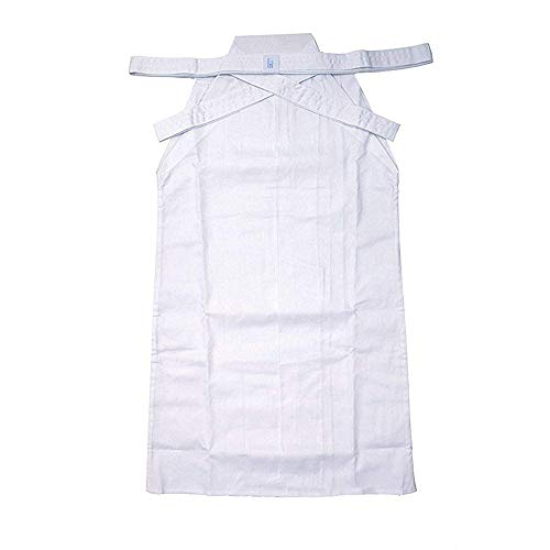 G-LIKE Kampfsport Kendo Kenjutsu Uniform - Traditionelle Japanische Schwertkampfkunst Kostüm Karate Ninja Aikido Training Kleidung Keikogi Jacke Hakama Hose für Männer Frauen (White, M) von G-LIKE