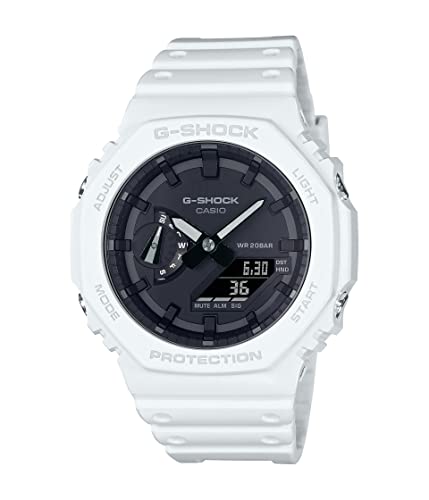 G-Shock By Casio Men's GA2100-7A Analog-Digital Watch White von G-SHOCK