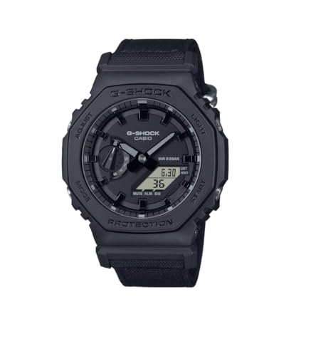G-Shock Casio GA2100BCE-1A Street-Smart Utilitarian Edition Cordura Nylonband, Modern von G-Shock