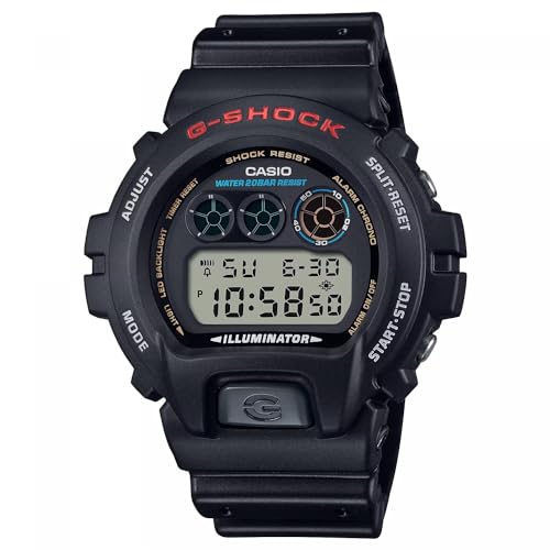 Casio G-Shock Herrenuhr Schwarz Rot DW-6900U-1ER von G-SHOCK