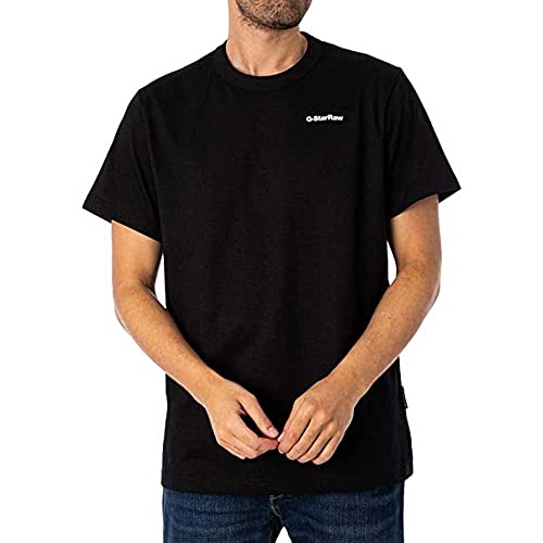 G-Star Herren Back Graphic Volume Loose T-Shirt, Schwarz (dk Black D23820-4561-6484), S von G-STAR RAW