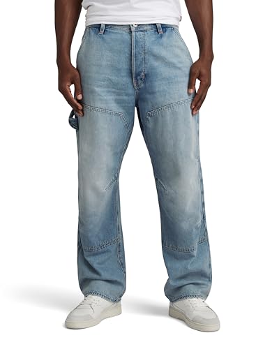 G-STAR RAW Herren Carpenter 3D Loose Jeans, Blau (sun faded fogbow D23695-D436-G671), 31W / 32L von G-STAR RAW