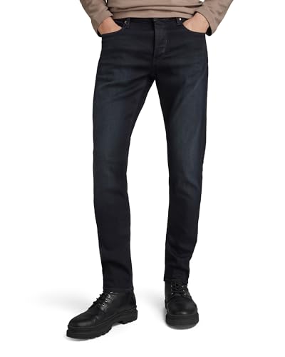 G-STAR RAW Herren 3301 Slim Jeans, Blau (dk aged 51001-5245-89), 36W / 34L von G-STAR RAW