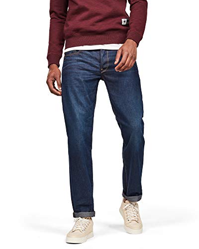 G-STAR RAW Herren 3301 Regular Straight Jeans, Blau (dk aged 51002-4639-89), 28W / 32L von G-STAR RAW