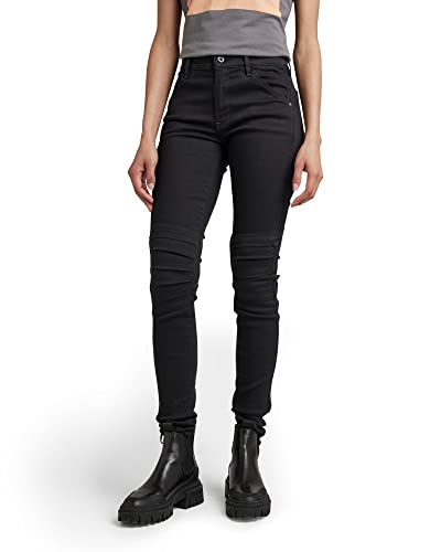 G-STAR RAW Damen 1914 3D Skinny Jeans, Schwarz (pitch black D20111-B964-A810), 29W / 32L von G-STAR RAW