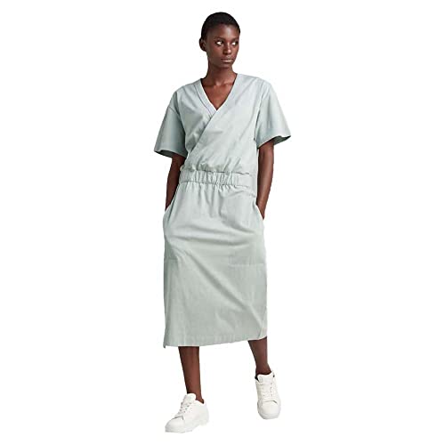 G-STAR RAW Damen Bohdana Kleid, Blau (iceberg green D21296-B771-C959), S von G-STAR RAW