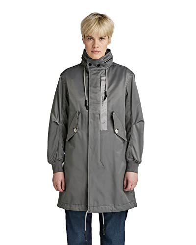 G-STAR RAW Damen Fishtail Parka, Grau (granite D21020-C896-1468), M von G-STAR RAW