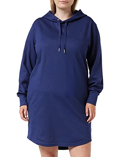 G-STAR RAW Damen Lash Fem Loose Hooded Kleid, Blau (ballpen blue D21385-C673-1822), S von G-STAR RAW