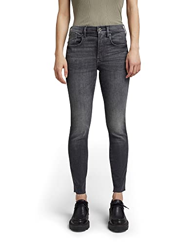 G-STAR RAW Damen Lhana Skinny Ankle Jeans, Grau (vintage basalt D20991-A634-B168), 29W / 30L von G-STAR RAW