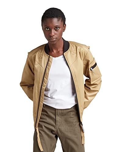 G-STAR RAW Damen Padded Bomberjacke 2.0, Braun (fennel seed D21019-C896-C961), M von G-STAR RAW