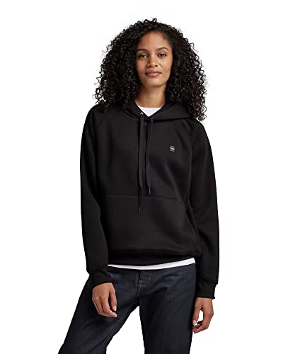 G-STAR RAW Damen Premium Core 2.0 Hooded Sweatshirt, Schwarz (dk black D21255-C235-6484), L von G-STAR RAW