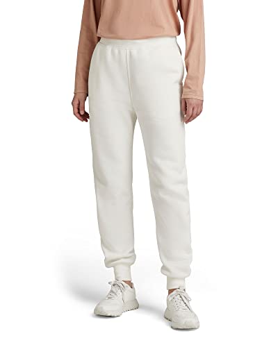 G-STAR RAW Damen Premium Core 2.0 Jogginghose, Weiß (milk D21320-C235-111), L von G-STAR RAW