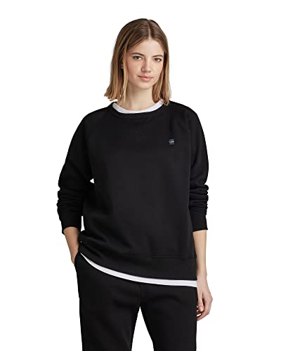 G-STAR RAW Damen Premium Core 2.0 Sweatshirt, Schwarz (dk black D21253-C235-6484), XL von G-STAR RAW