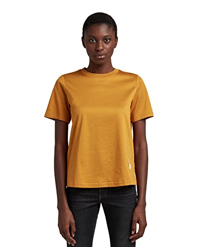 G-STAR RAW Damen Regular Fit T-Shirt, Gelb (yellow D21219-C539-500), XS von G-STAR RAW