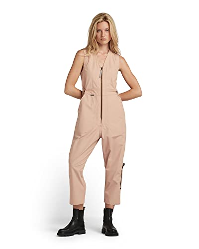 G-STAR RAW Damen Sleeveless Jumpsuit 2.0, Rosa (tuscany D21030-C973-C963), S von G-STAR RAW