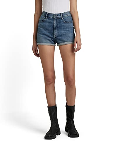 G-STAR RAW Damen Tedie Denim Shorts, Blau (faded santorini D21001-C911-C767), 24 von G-STAR RAW