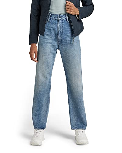 G-STAR RAW Damen Type 89 Loose Jeans, Blau (sun faded air force blue D21081-C967-C947), 27W / 32L von G-STAR RAW