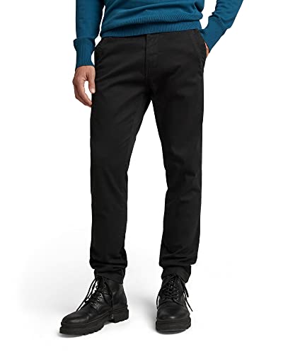 G-STAR RAW Herren Bronson 2.0 Slim Chino, Schwarz (dk black D21038-C072-6484), 31W / 34L von G-STAR RAW