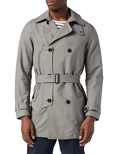 G-STAR RAW Herren Double Breasted Trenchcoat, Grau (granite D21048-A577-1468), L von G-STAR RAW