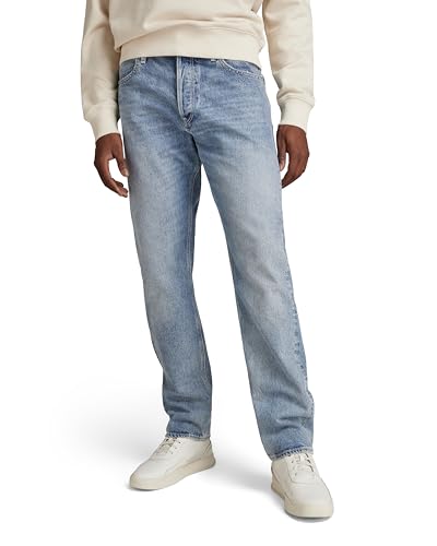 G-STAR RAW Herren Triple A Regular Straight Jeans, Blau (sun faded air force blue D19161-C967-C947), 28W / 32L von G-STAR RAW