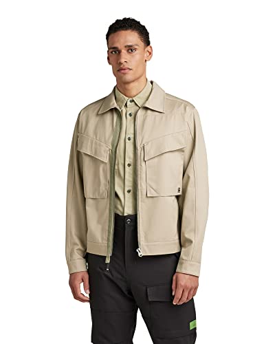 G-STAR RAW Herren Trucker Jacke, Beige (westpoint khaki D21051-C981-C531), XL von G-STAR RAW