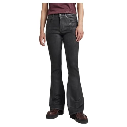 G-STAR RAW Damen 3301 Flare Jeans, Grau (magma cobler D21290-B479-D360), 25W / 28L von G-STAR RAW