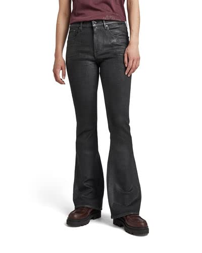 G-STAR RAW Damen 3301 Flare Jeans, Grau (magma cobler D21290-B479-D360), 25W / 28L von G-STAR RAW